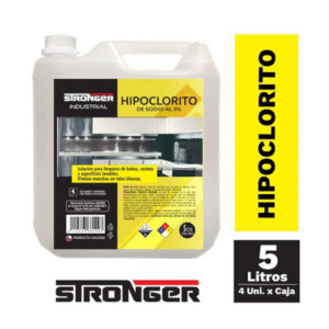 Hipoclorito al 3% Stronger 5 lts