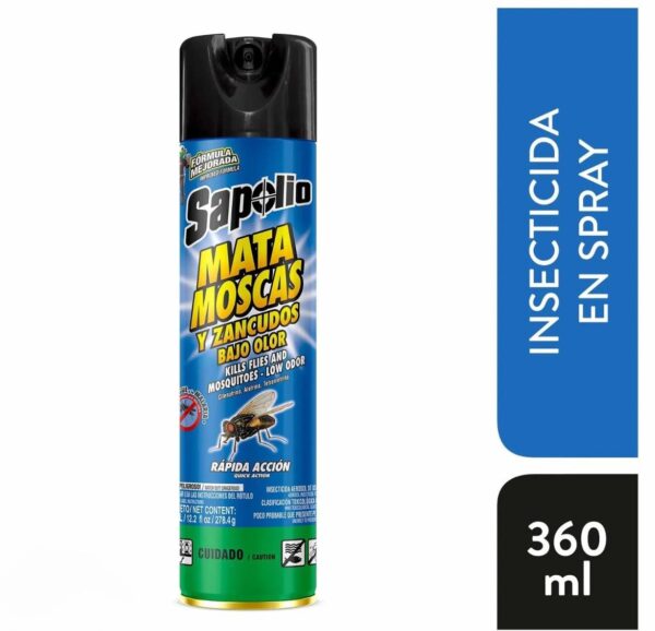 Insecticida Sapolio aerosol Moscas y Zancudos